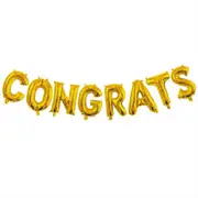 16inch Congrats Foil Balloon Set Party Supplies Banner Graduation Decorations