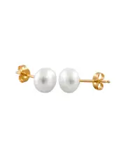 Splendid Pearls 14K 6-7mm Pearl Studs