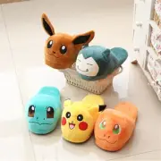 Pokemon Slippers Pikachu Snorlax Eevee Umbreon Plush Peluche Warm Cozy All Sizes