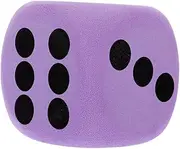 CIYODO 's Dice Foam Dice Giant Dice Large Dice Playing Dice Party Big Dice Outdoor Dice Jumbo Dice for Events Dice Foam Dice for Jumbo Dice for Activities Eva Purple