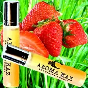 Strawberry Lemongrass Perfume Roll-On Fragrance Oil Luxury Vegan/Cruelty-Free