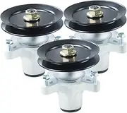 3 Pack 121-0751 Spindle Assembly with 125-5575 Pulley Replace Toro 139-3214, 117-7267, 117-7439 Spindle for 50 Inch Mower Toro Timecutter SS5000 SS5060 SW5000 ZS5000 MX5050 MX5060 MX5075