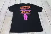 NWT Obey Demand an End to Police Brutality DOUBLE SIDED Black BLM Activist Shirt