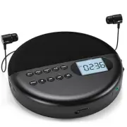CD Player Portable with Bluetooth CD Player with Speakers Rechargeable 1500mA...