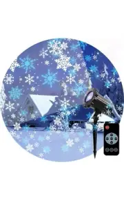 Christmas Snowflake Projector Lights Snowstorm Led Snowflake Lights Projector