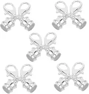 COHEALI 5pcs Round Magnetic Clasps DIY Jewelry Components for Bracelets Necklaces
