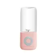 500ml Usb Rechargeable Small Juicer Wireless Portable 6 Blades Juice Mixer For Indoor Outdoor Daily Use Pink