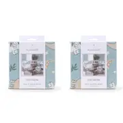 2x The Peanutshell Dino Dreams Size Cradle Side Sleeper Sheet Baby Nursery