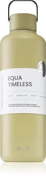 Equa Timeless Stainless Steel Water Bottle Matcha Color 1000ml
