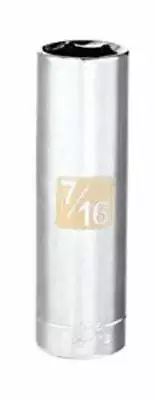 CRAFTSMAN Deep Socket, SAE, 1/4-Inch Drive, 7/16-Inch, 6-Point (CMMT43578)