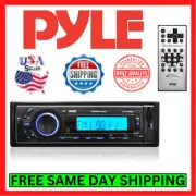 Pyle Bluetooth Stereo Receiver In-Dash AM/FM Radio, USB/SD/MP3, Aux, Single Din