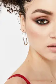 Tough Luck Paperclip Earrings
