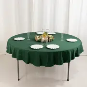 70" Hunter Green Premium Scuba Round Tablecloth TABLECLOTH Wedding Table Linens