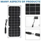 10W Solar Panel Solar Power Portable Charger Kit Outdoor Battery for Phone RV