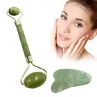 Jade Roller Gua Sha Scraping Massage Tool Set Natural Promote Blood Circulation