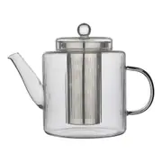Ecology Infuse 900ml Teapot Glass Brewing Pot w/ Stainless Steel Infuser Clear