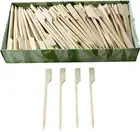 Bamboo Paddle Skewer 9cm Natural P250