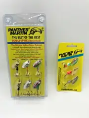 Panther Martin Spinner Fishing Lure (2 Packs) Bait Multicolor Silver Brass Best