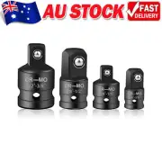 Ratchet Wrench Socket Adapter Adaptor Reducer Converter Set 1/2 To 3/8 To 1/4