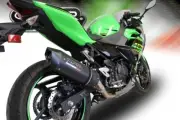 GPR Exhaust Kawasaki Ninja 400 2018-2021 2022 Slip-On Furore Evo4 Nero Link Pipe