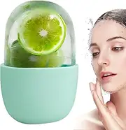 Ice Roller Massager for Face, Silicone Ice Mold for Beauty, Firming Toning Facial Massager Beauty Tools Skin Care Device for Travel Home