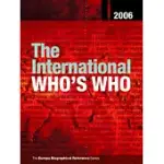 THE INTERNATIONAL WHO’S WHO 2006