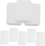 8pcs Cotton Pads Compress Towels for Face Makeup Washcloths Makeup Remover Pads Makeup Towels Soft Washcloths for Personal Care Facial Pads Cotton Cleansing Wipes White Pure Cotton