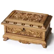 Handmade Wooden Jewelry Box Vintage Puzzle Box Walnut Wood Keepsake Box with ...