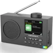 Portable Radios & DAB, Digital Radio with Large 3" TFT Display, Rechargeable DA