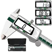 150mm Stainless Steel LCD Screen Display Digital Caliper 6 Inch Fraction /MM/Inc