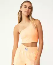 Cotton on Body Women's Ultra Soft Keyhole Vestlette Top Peach Size M 3557