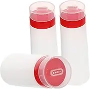 TIDTALEO 3pcs Squeeze Bottles for Sauces Refillable Condiment Bottles for Ketchup Jam Bbq Versatile Design for Kitchen Use