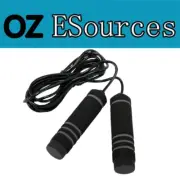 Skipping Jump Rope 2.72m Adjustable Length Weighted Handles Intermediate Fitness