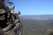 Abseiling Mini Jump - Katoomba