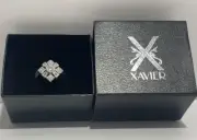 Xavier .59 Absolute Sterling Silver Cross Ring - size 7 - HSN item # 419-958