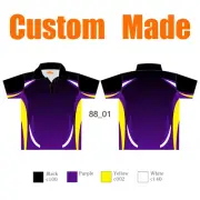 Custom Sublimated Polo Shirts for Adult & Youth CoolDry Short Sleeve Tops 88