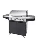 Jumbuck Stardom II 4 Burner BBQ - Stainless Steel hood with built-in temperature