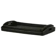 [Florabelle Living] Paume Rattan Rectangle Tray Set 2 Black
