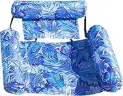 Inflatable Water Hammock,Portable Floating Bed | Foldable Water Toy Inflatable Raft for Boating Family Vacation Camping Lake Poolside Fishing Beach Outdoor River