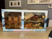 NEWRAY -SUNSHINE RANCH - WESTERN THE BIG COUNTRY HOME FRONTIER WAGON SCENE NIB