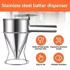 Pancake Batter Dispenser Stainless Steel Funnel Cake Dispenser 40oz Large EmtYh