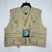 Master Sportsman Hunting Fishing Vest Zip Up Sz XL NEW WITH TAGS!