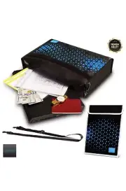 Set of 2 - Fireproof Laptop 16'' x 11'' x 3.35” & Fireproof t Bags 15” x 11"