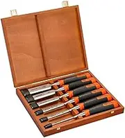 Bahco Ergo Splitproof Chisel 6 Pieces Set, Multi-colour (434-S6-EUR)