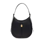 [Demellier] Demellier Small Siena Lock-detail Leather Shoulder Bag ONE SIZE BLACK