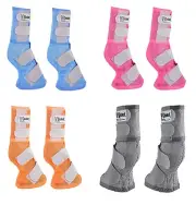 Cashel LEG GUARDS Boots Fly Control Arab Horse Warmblood Orange Blue Pink Gray