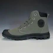 Palladium Men's Pampa High-Cuff Boots (Stonewash Metal, 8)