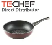 TeChef Blooming Flower 12" Wok/Stir-Fry Pan, Teflon Platinum Coating (PFOA Free)