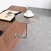 Wall Mounted Round Bar Table - Pub Furniture, Small Modern Accent Nightstand Table Side Table Coffee Table End Work Table for Cocktail Bar Dining Bistro(50x50x45cm(19.7x19.7x17.7inch))