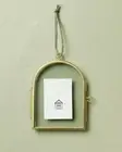 Hearth & Hand Magnolia Arched Photo Frame Gold Glass Christmas Tree Ornament